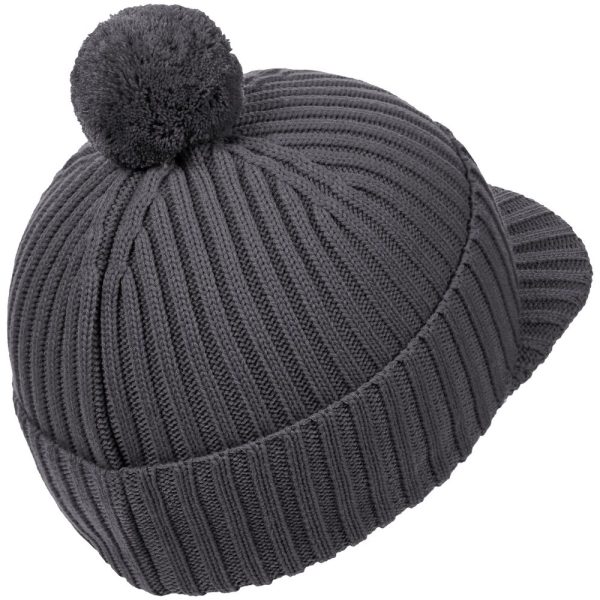 Вязаная шапка с козырьком Peaky — изображение 3