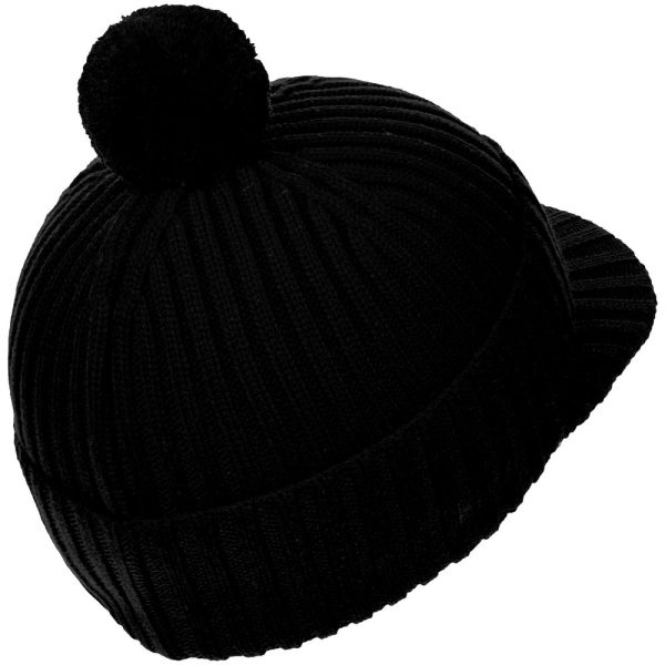 Вязаная шапка с козырьком Peaky — изображение 3