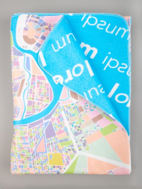 Флисовый плед Feltro Color Plus с печатью на заказ — изображение 3