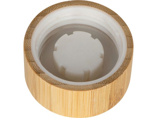 Бутылка из переработанного пластика rPET «Kato Bamboo» с бамбуковой крышкой, 500 мл — изображение 4