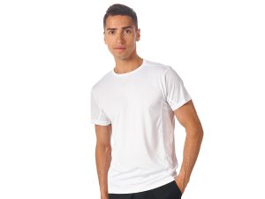Футболка спортивная «Turin», мужская - 3XL, белый