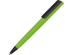 Ручка пластиковая шариковая «C1» soft-touch - зеленое яблоко