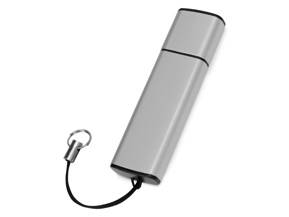 USB-флешка на 16 Гб «Borgir» с колпачком - 16Gb, стальной