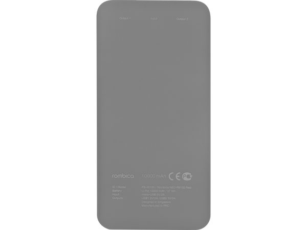 Внешний аккумулятор «NEO PB100», soft touch, 10000 mAh — изображение 4