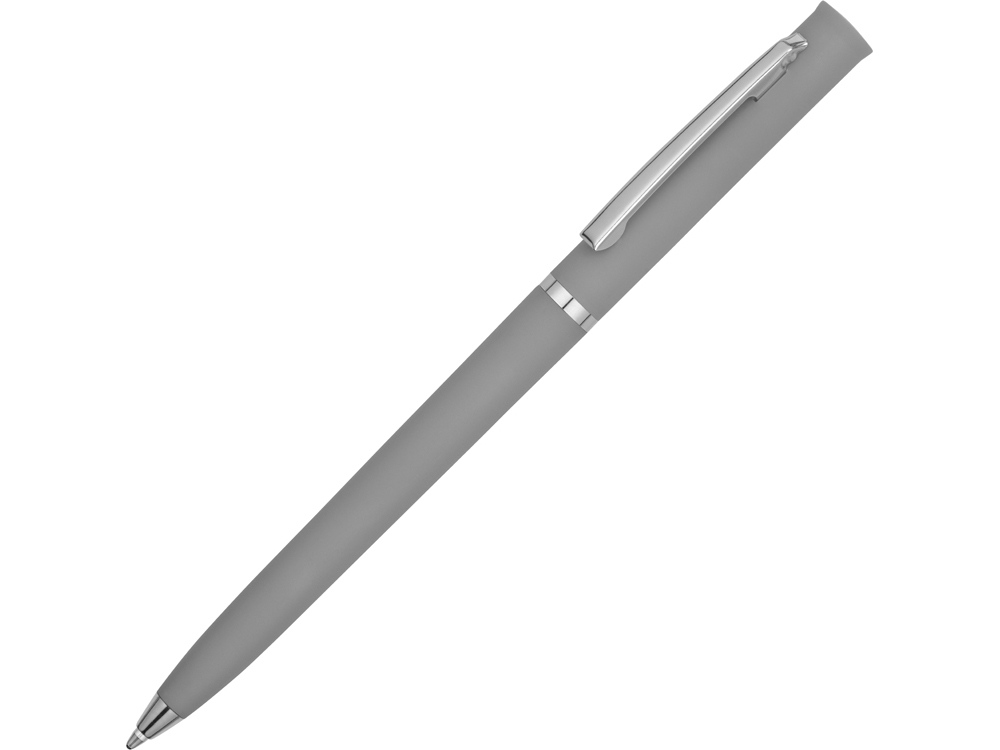 Ручка пластиковая шариковая «Navi» soft-touch - серый