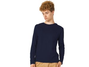Лонгслив «Porto» мужской - 2XL, темно-синий