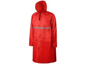 Дождевик со светоотражающей тесьмой «Lanai» - XL-2XL, красный