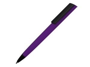 Ручка пластиковая шариковая «C1» soft-touch - фиолетовый