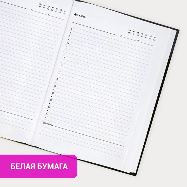 Ежедневник датированный 2026, МАЛЫЙ ФОРМАТ 100х150 мм, А6, BRAUBERG "Iguana", под кожу, коричневый, 117253 — изображение 14