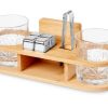 Набор для виски на бамбуковой подставке «Boulevardier»