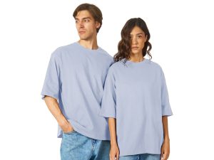 Футболка оверсайз «Berlin» унисекс - XL-2XL, небесно-голубой