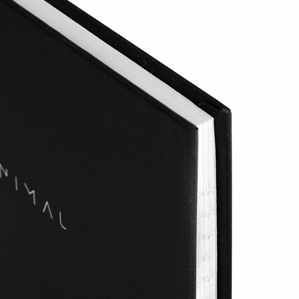 Блокнот МАЛЫЙ ФОРМАТ 110х147 мм, А6, 80 л., твердый, клетка, BRAUBERG "Minimal", черный, 116444 — изображение 4