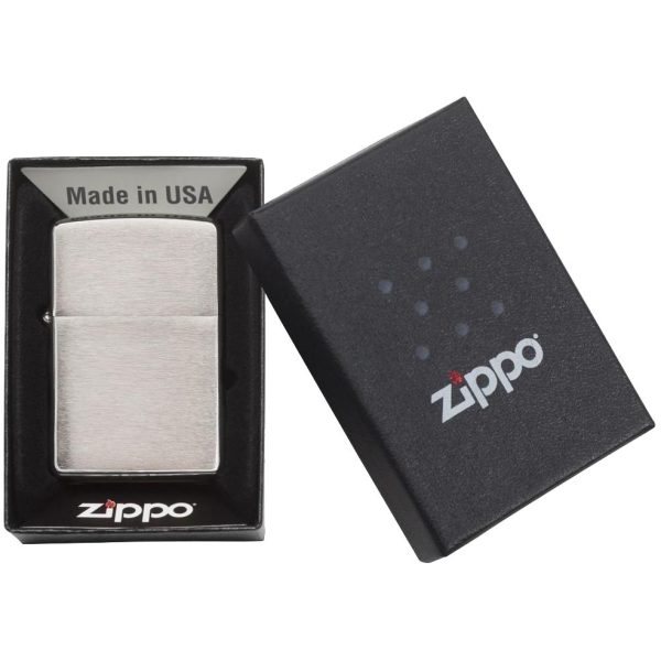Зажигалка Zippo Classic Brushed — изображение 2