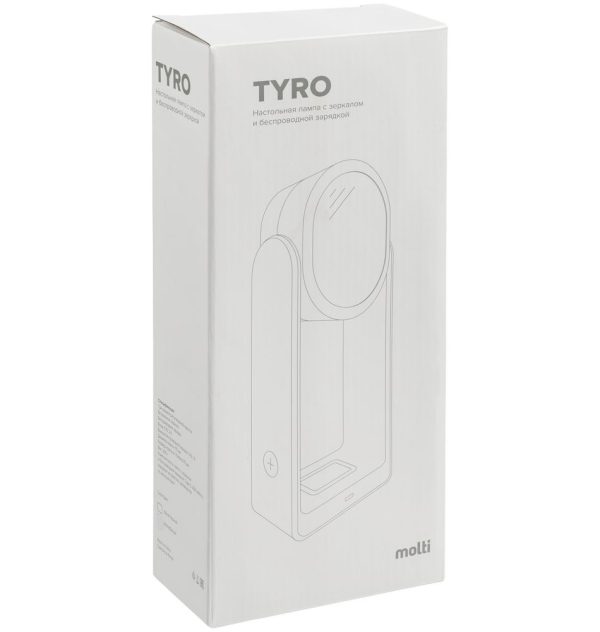 Настольная лампа с зеркалом и беспроводной зарядкой Tyro — изображение 8