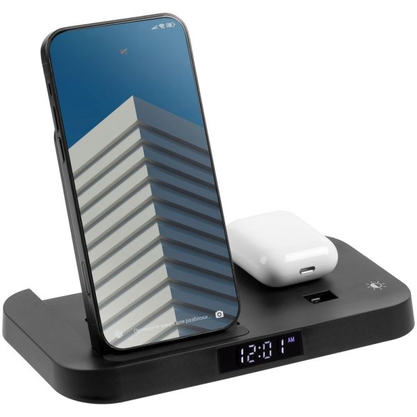 Зарядная станция с часами Clock Nest — изображение 2