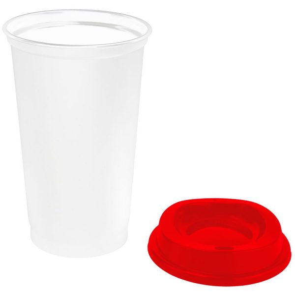 Стакан с крышкой Color Cap White — изображение 2