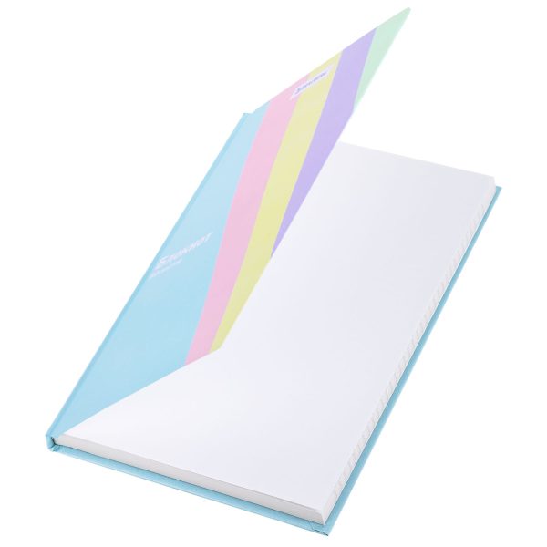 Блокнот А5 134х206 мм, 80 л., твёрдый, клетка, BRAUBERG, кросс-серия PASTEL, 117015 — изображение 2