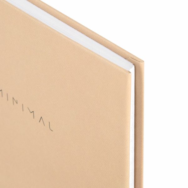 Блокнот МАЛЫЙ ФОРМАТ 110х147 мм, А6, 80 л., твердый, клетка, BRAUBERG "Minimal", бежевый, 116446 — изображение 4