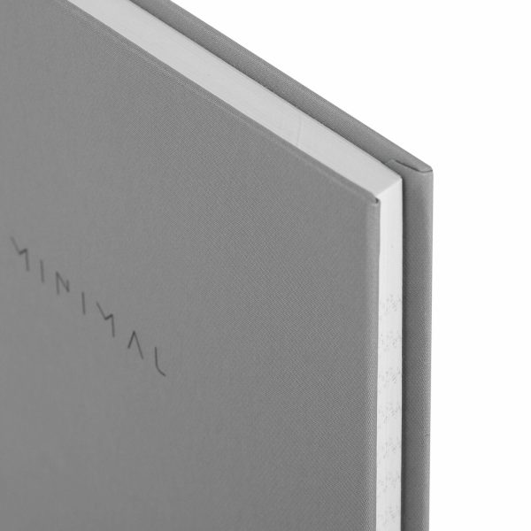 Блокнот МАЛЫЙ ФОРМАТ 110х147 мм, А6, 80 л., твердый, клетка, BRAUBERG "Minimal", серый, 116445 — изображение 4