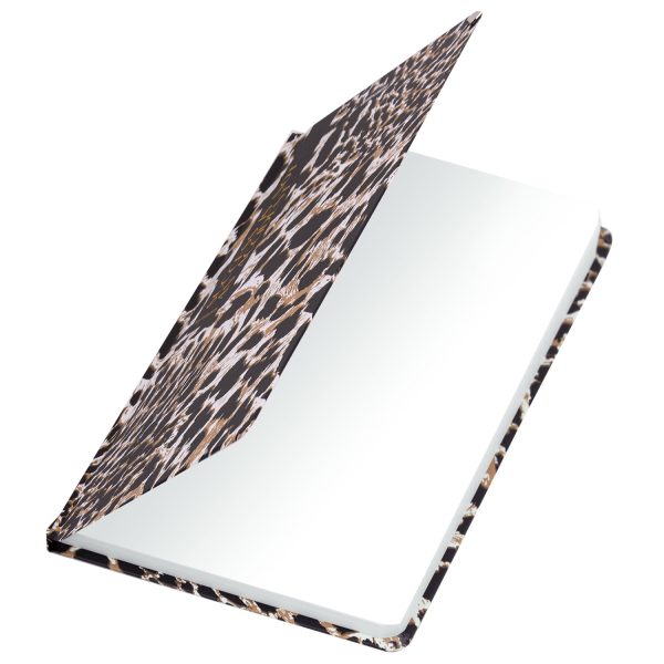 Блокнот с резинкой в клетку 96 л., А5 145х203 мм, твердая обложка, BRAUBERG," Leopard", 115535 — изображение 3