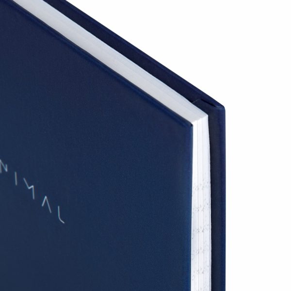 Блокнот МАЛЫЙ ФОРМАТ 110х147 мм, А6, 80 л., твердый, клетка, BRAUBERG "Minimal", синий, 116447 — изображение 4