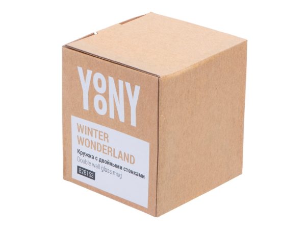 Кружка с двойными стенками с елочкой внутри «Winter Wonderland» — изображение 9