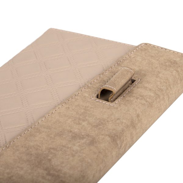 Ежедневник недатированный А5 145х215 мм, BRAUBERG "Stitch", под кожу, магнит, 160 л., бежевый, 116590 — изображение 6
