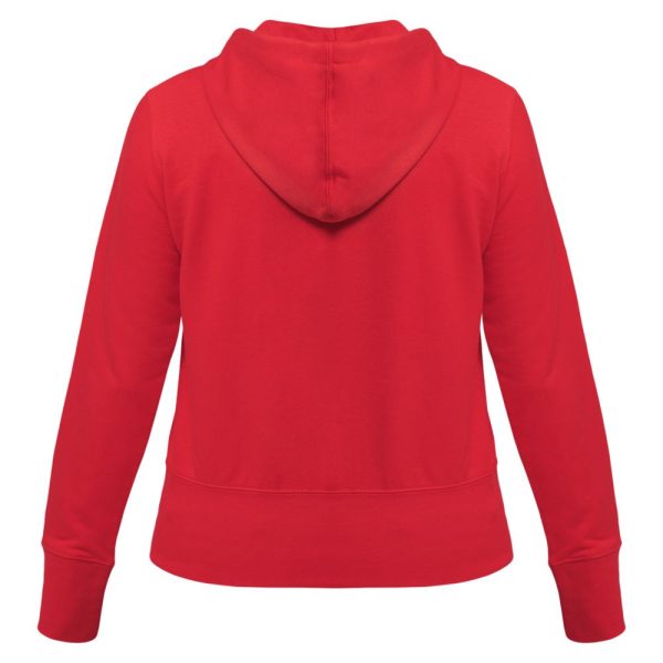 Толстовка женская Hooded Full Zip красная — изображение 3
