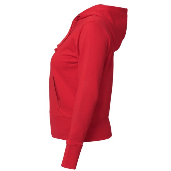 Толстовка женская Hooded Full Zip красная — изображение 2