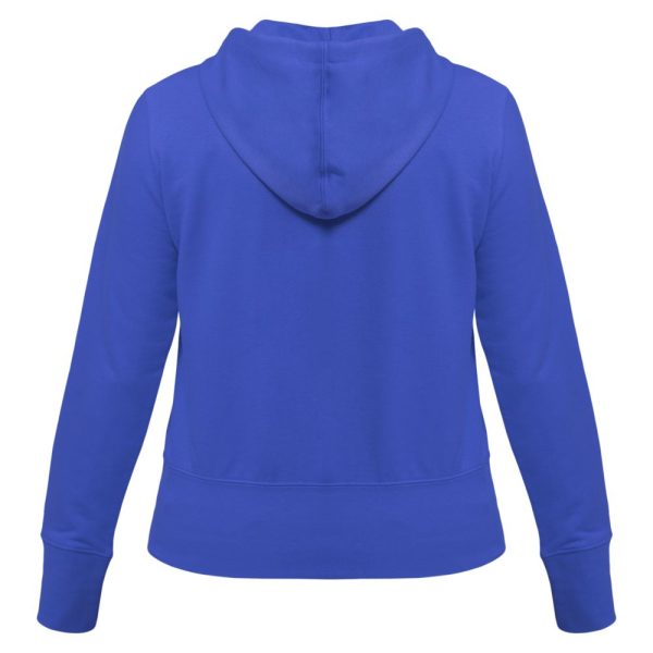 Толстовка женская Hooded Full Zip ярко-синяя — изображение 3
