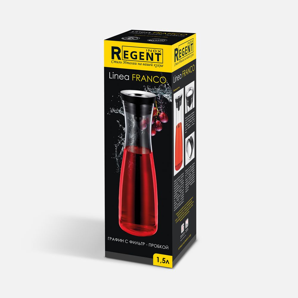Графин с фильтр-пробкой Linea Franco Графин с фильтр-пробкой Linea Franco — изображение 5