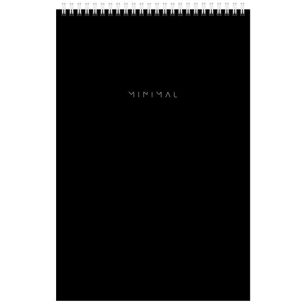 Блокнот ДЭК А4 198х297 мм, 80 л., КОМПЛЕКТ 2 шт., гребень, подложка, BRAUBERG "Minimal Classic", 116452 — изображение 2