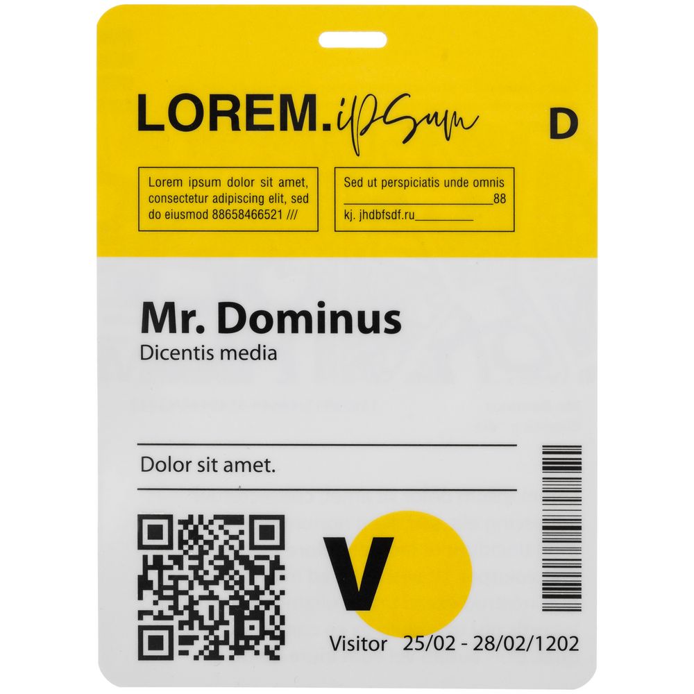 Бейдж с печатью на заказ Бейдж с печатью на заказ — изображение 2