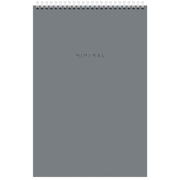 Блокнот ДЭК А4 198х297 мм, 80 л., КОМПЛЕКТ 2 шт., гребень, подложка, BRAUBERG "Minimal Classic", 116452 — изображение 3