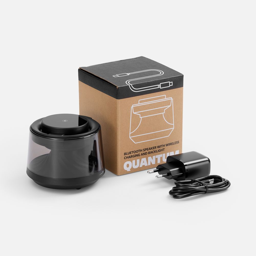 Bluetooth-колонка с подсветкой и беспроводной зарядкой Quantium Bluetooth-колонка с подсветкой и беспроводной зарядкой Quantium — изображение 5