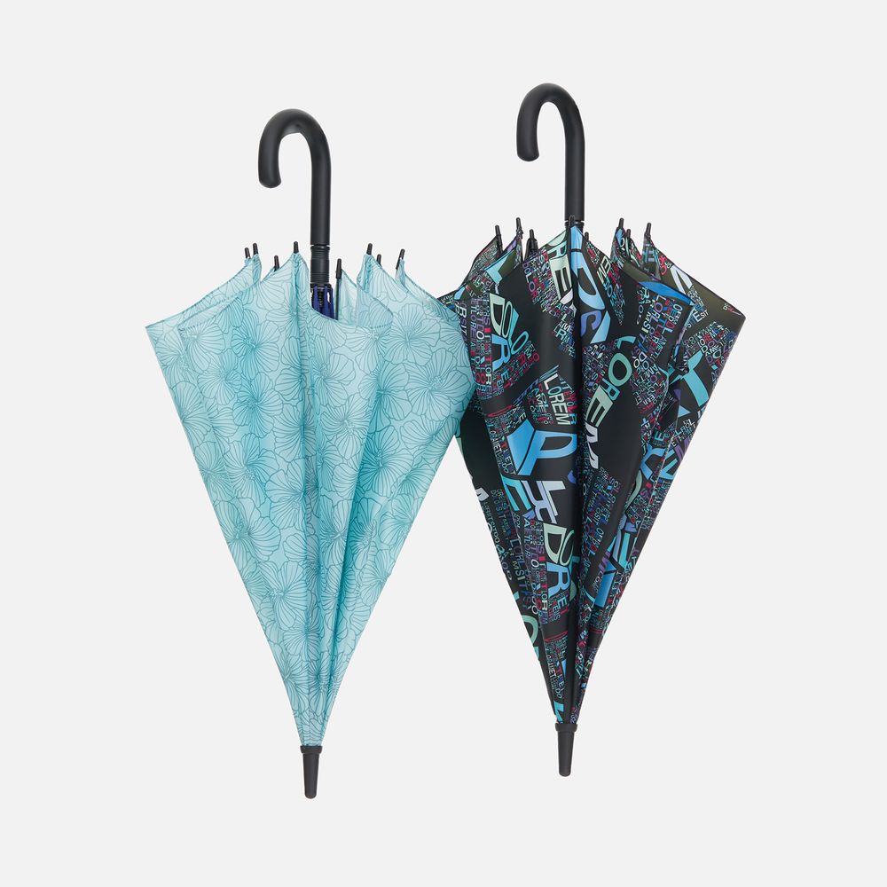 Зонт-трость Undercolor с полной запечаткой на заказ Зонт-трость Undercolor с полной запечаткой на заказ — изображение 7