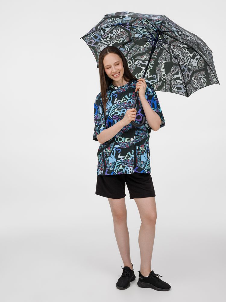 Зонт-трость Undercolor с полной запечаткой на заказ Зонт-трость Undercolor с полной запечаткой на заказ — изображение 11