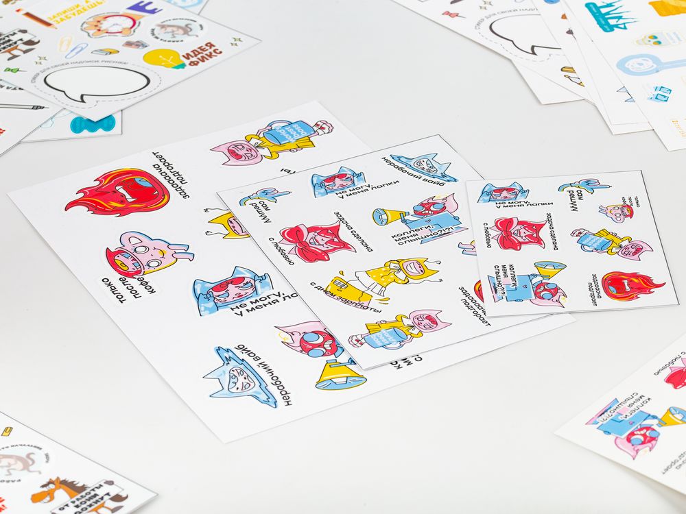 Наклейки UV-DTF Stiker Pack на заказ Наклейки UV-DTF Stiker Pack на заказ — изображение 2