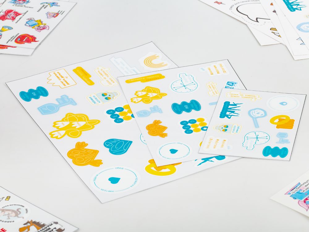 Наклейки UV-DTF Stiker Pack на заказ Наклейки UV-DTF Stiker Pack на заказ — изображение 4