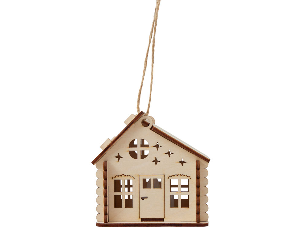 Деревянная подвеска на елку с подсветкой «Lumihut» Деревянная подвеска на елку с подсветкой «Lumihut» — изображение 3