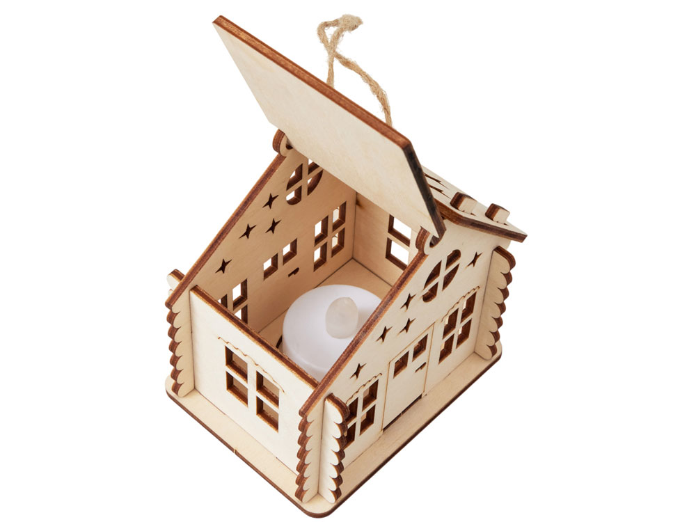 Деревянная подвеска на елку с подсветкой «Lumihut» Деревянная подвеска на елку с подсветкой «Lumihut» — изображение 7