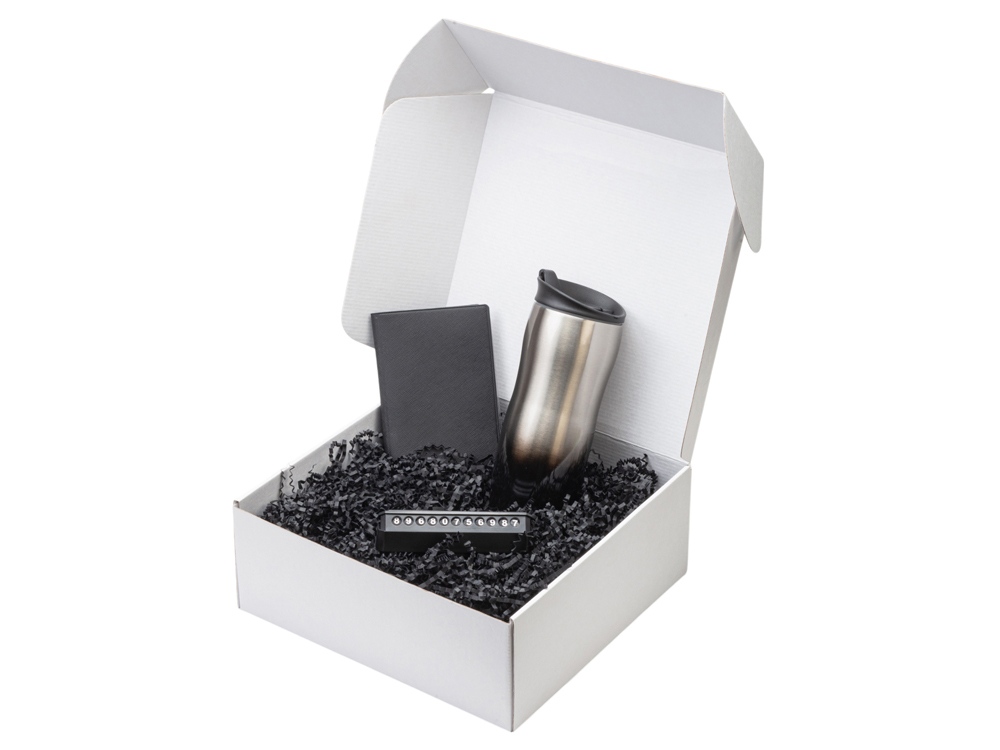 Подарочный набор  «Vice» с термокружкой, парковочной визиткой и обложкой для документов Подарочный набор  «Vice» с термокружкой, парковочной визиткой и обложкой для документов — изображение 2