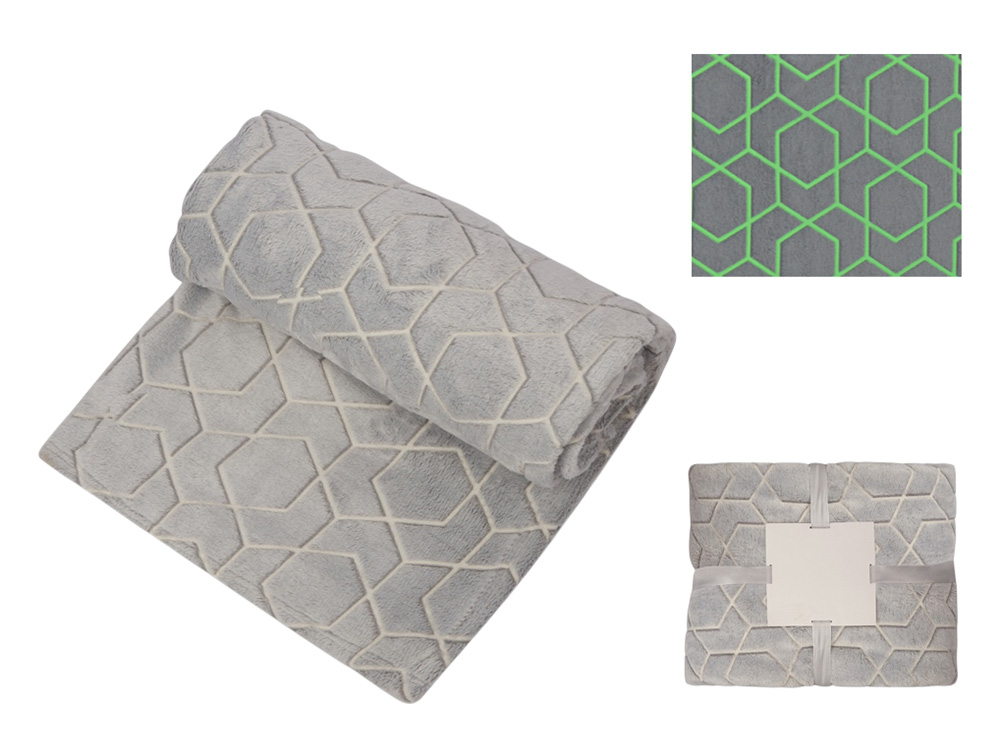 Светящийся в темноте плед «Lattice» Светящийся в темноте плед «Lattice»