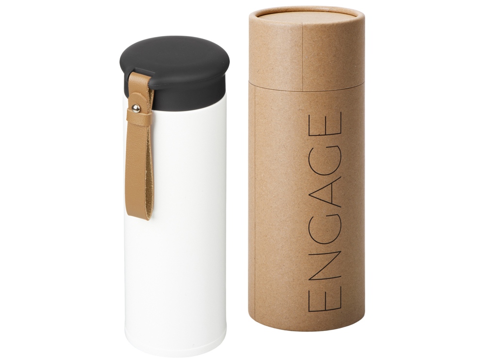 Подарочный набор «Cozy hygge» 2.0 Вакуумный термос «Engage»,тубус, 450 мл
