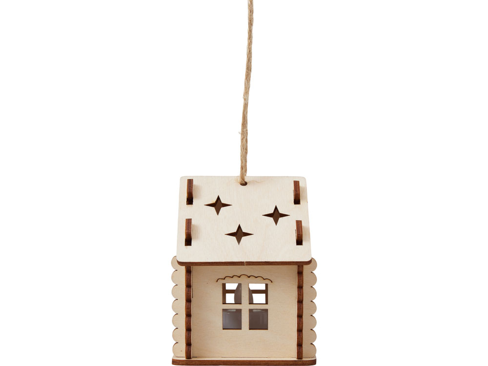 Деревянная подвеска на елку с подсветкой «Lumihut» Деревянная подвеска на елку с подсветкой «Lumihut» — изображение 4