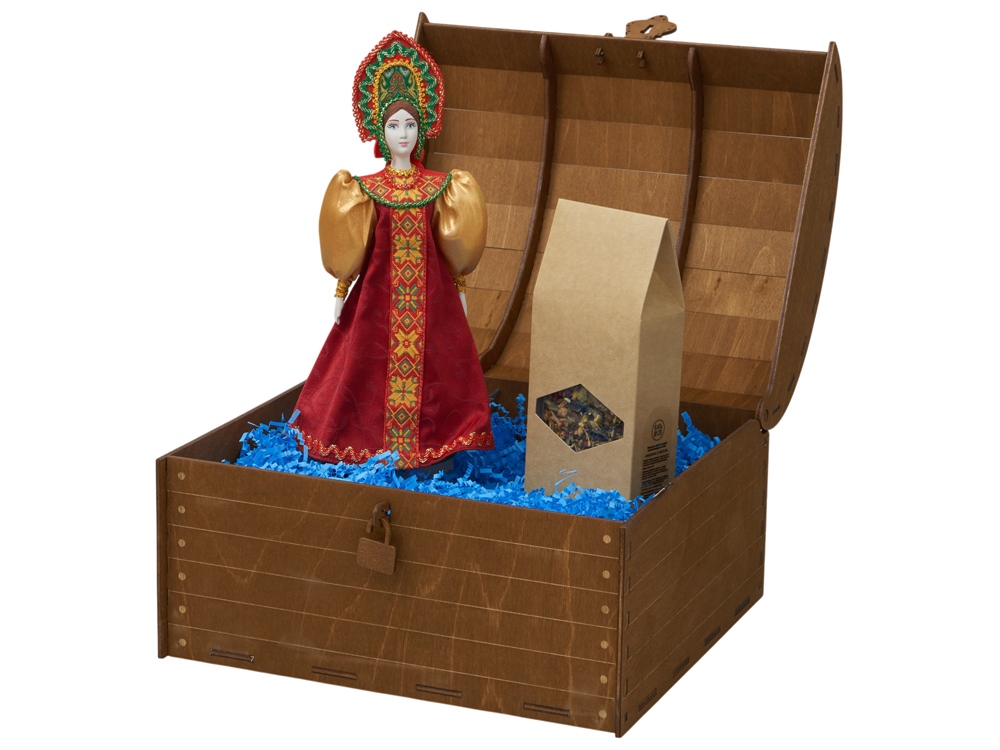 Подарочный набор: кукла фарфоровая, чай "Малина с мятой" Подарочный набор: кукла фарфоровая, чай "Малина с мятой" — изображение 4