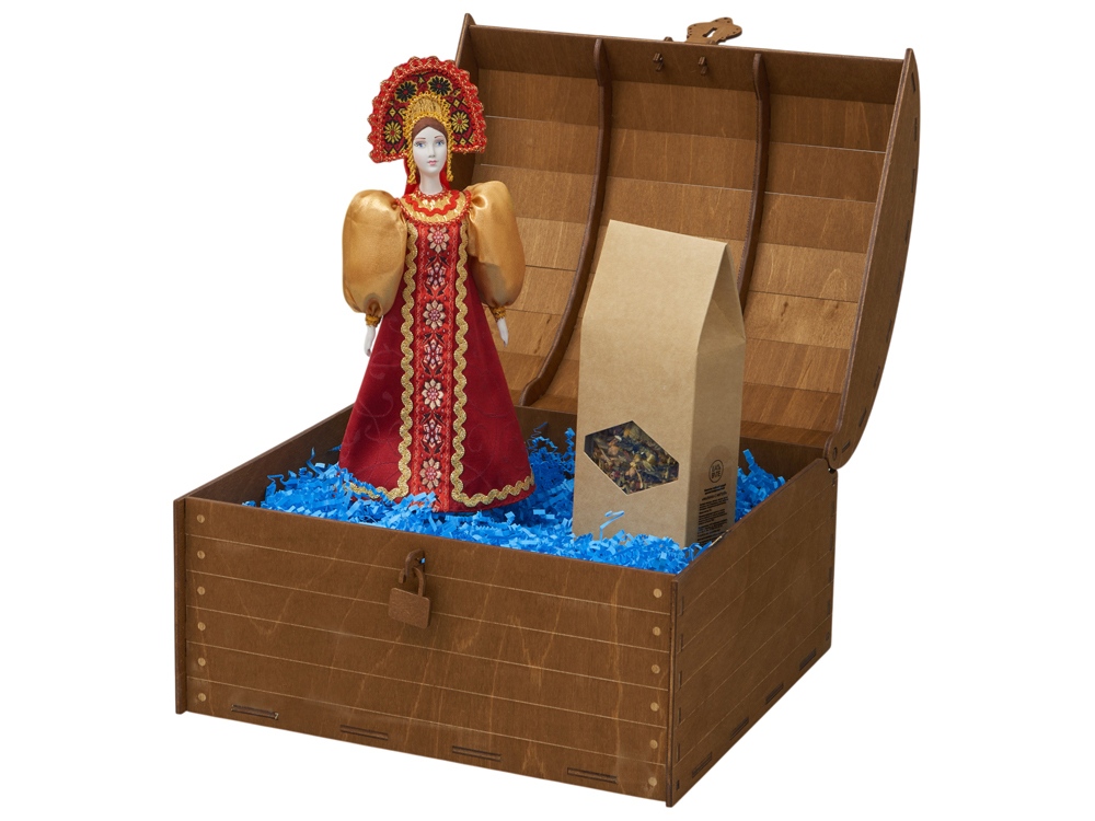 Подарочный набор: кукла фарфоровая, чай "Малина с мятой" Подарочный набор: кукла фарфоровая, чай "Малина с мятой" — изображение 2