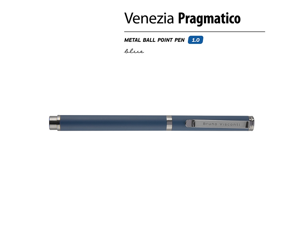 Ручка металлическая шариковая «Venezia Pragmatico» софт-тач Ручка металлическая шариковая «Venezia Pragmatico» софт-тач — изображение 2