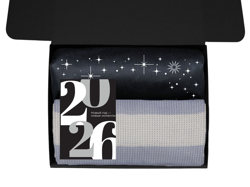 Подарочный набор «Re:Warm» с пледом, термосом и свечой Подарочный набор «Re:Warm» с пледом, термосом и свечой — изображение 3