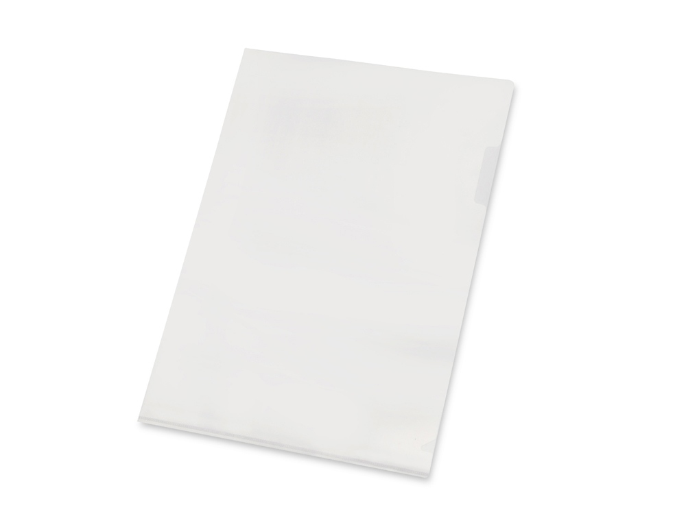Папка- уголок А4, матовая - прозрачный матовый Папка- уголок А4, матовая